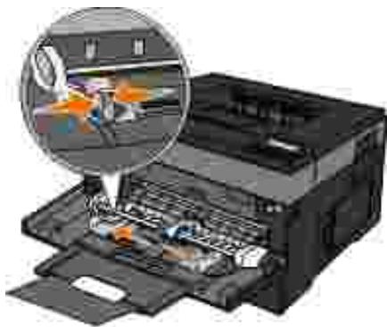 DELL 2350D - Chargement du chargeur multifonction - 3