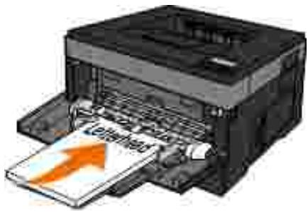 DELL 2350D - Chargement du chargeur multifonction - 11