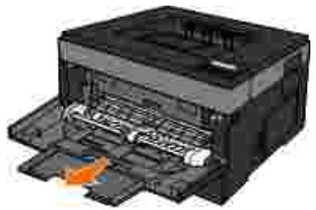 DELL 2350D - Ouverture du chargeur multifonction - 2