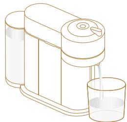 KRUPS VERTUO NEXT PREMIUM - Lock, unlock and hold the button for 7 seconds - 1