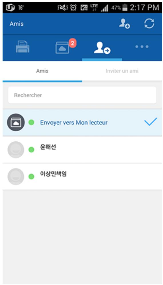 Amis Amis Inviter un ami Rechercher Envoyer vers Mon lecteur 윤해선 이상민책임