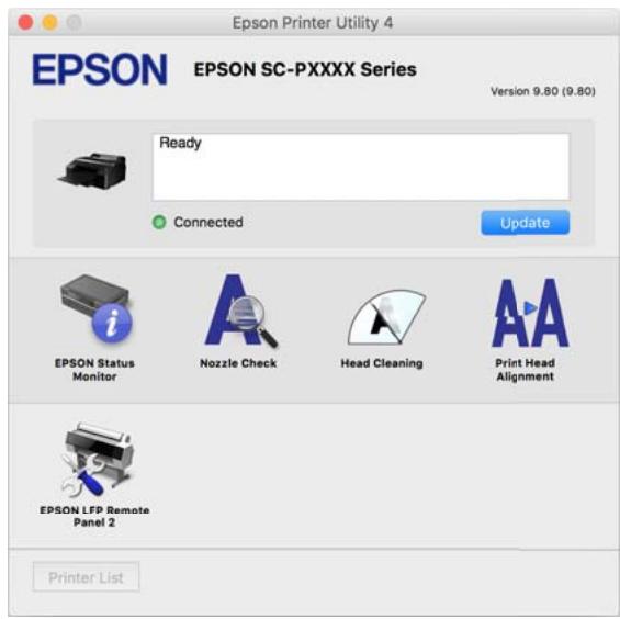 EPSON SC-P5000 STD - Fonctions Epson Printer Utility 4 - 1