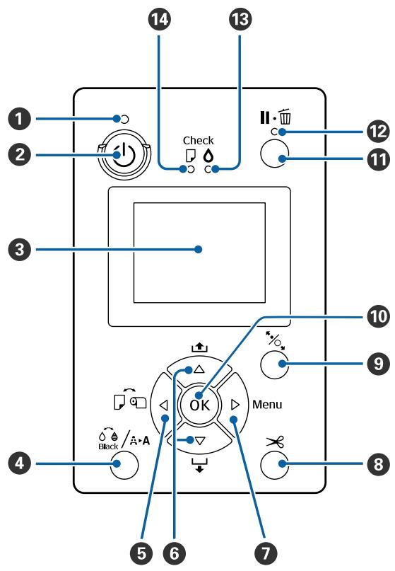 EPSON SC-P5000 STD - Panneau de contrôle - 1