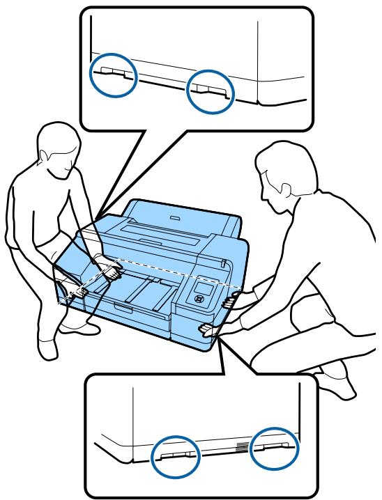 EPSON SC-P5000 STD - Remarques concernant le déplacement ou le transport de l'imprimante - 1