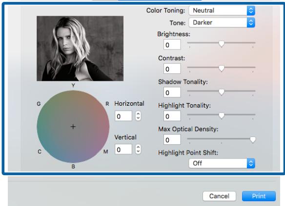 EPSON SC-P5000 STD - Effectuez les réglages nécessaires. - 2