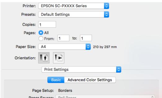 EPSON SC-P5000 STD - Mac OS X - 1