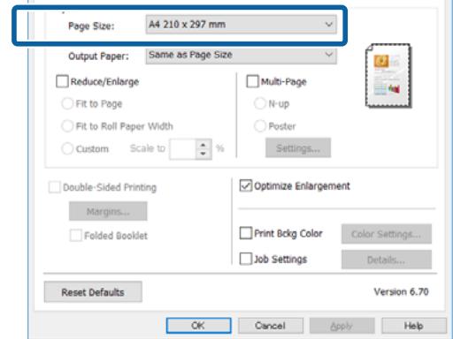 EPSON SC-P5000 STD - Ajuster à la largeur du papier rouleau (Windows uniquely) - 5