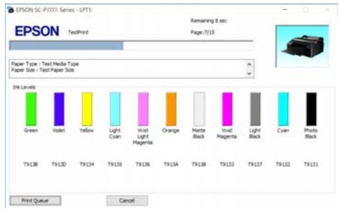 EPSON SC-P5000 STD - Écran lors de l'impression - 1
