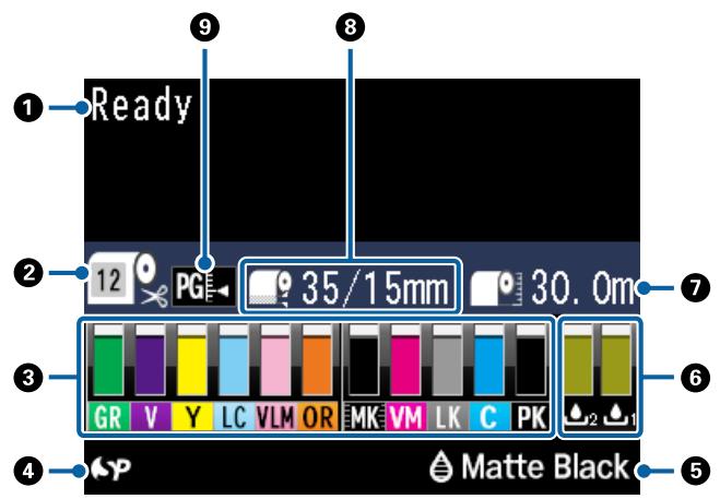 EPSON SC-P5000 STD - Témoin (témoin Contrôle du papier) - 1
