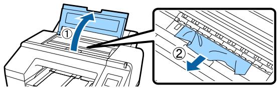 EPSON SC-P5000 STD - Bourrages de feuilles simples dans le chargeur manuel avant/arrière - 2