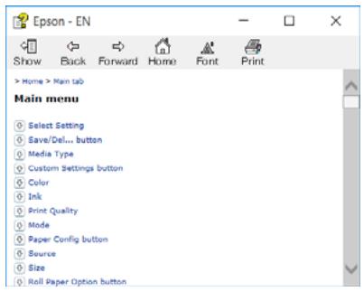 EPSON SC-P5000 STD - Cliquez sur la touche Aide pour l'afficher - 2