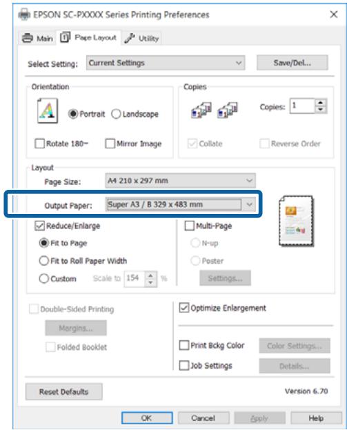 EPSON SC-P5000 STD - Configuration des paramètres dans Windows - 2