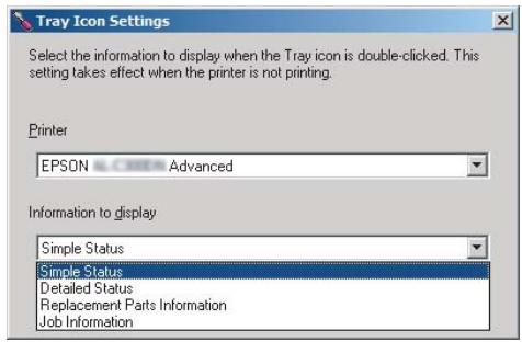 EPSON AL-M310DN - Tray Icon Settings (Paramètres de l'icone du bac) - 1