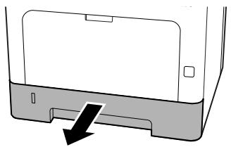 EPSON AL-M310DN - Retirez le bac à papier - 1