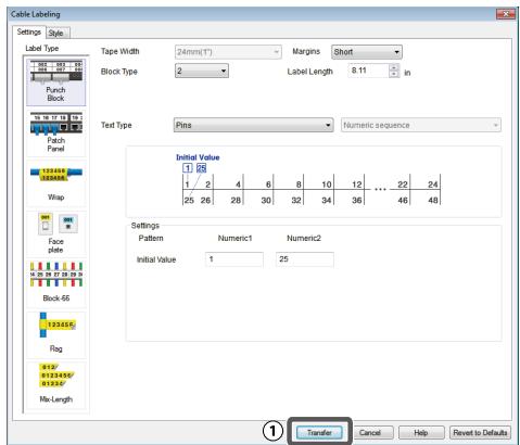 EPSON LW-Z700FK - Transfer the label data - 1