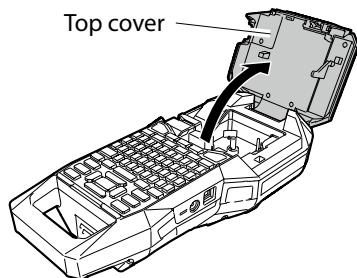EPSON LW-Z700FK - Open the top cover. - 1
