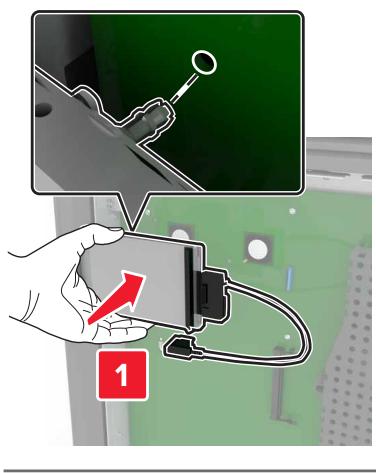 LEXMARK CS820DTFE - Installation d'un disque dur sur l'imprimante - 3