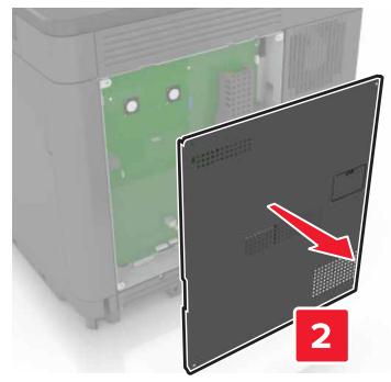 LEXMARK CS820DTFE - Installation d'une carte en option - 3