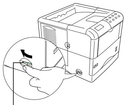 KYOCERA FS-1800 - Installation du bac de sortie optionnel face vers le haut - 2