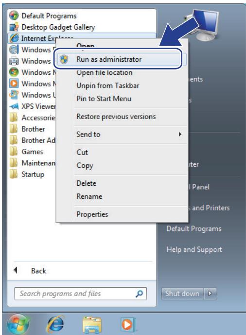 Default Programs Desktop Gadget Gallery Internet Explorer Windows Windows Windows Windows Windows Windows Windows Windows XPS Viewer Accessory Brother Brother Ad Games Maintenan Startup Run as administrator Open file location Unpin from Taskbar Pin to Start Menu Restore previous versions Send to Cut Copy Delete Rename Properties Back Search programs and files Shut down