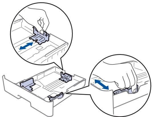 Diagram showing two steps of a mechanical assembly with blue arrows indicating direction of movement or change.