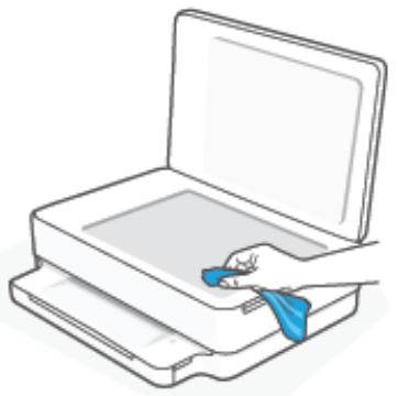 HP ENVY 6030E - Pour nettoyer la vitre du scanner - 4
