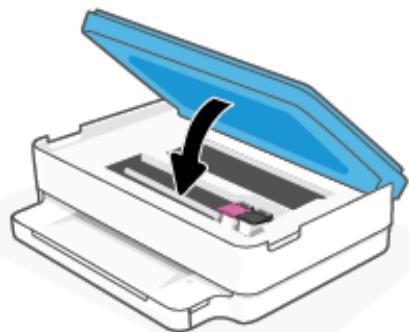 HP ENVY 6030E - Élimination d'un bourrage papier à partir de la porte d'accès des cartouches - 9