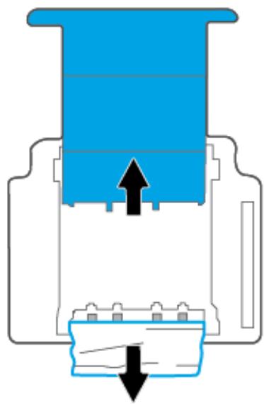 HP ENVY 6030E - Élimination d'un bourrage papier à partir de la porte d'accès des cartouches - 13