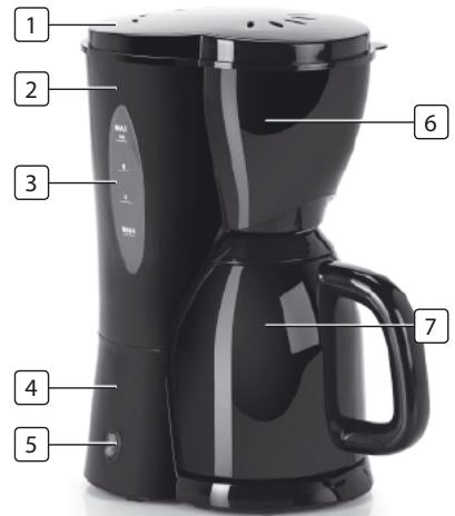 TRISTAR KZ-1229 - DESCRIZIONE DELLE PARTI - 1