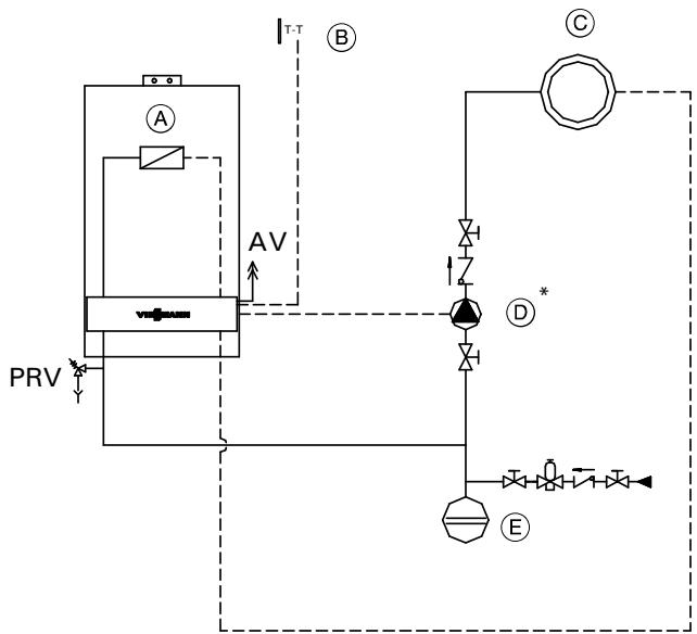 VIESSMANN VITODENS 100 - Scheme 1 - 2