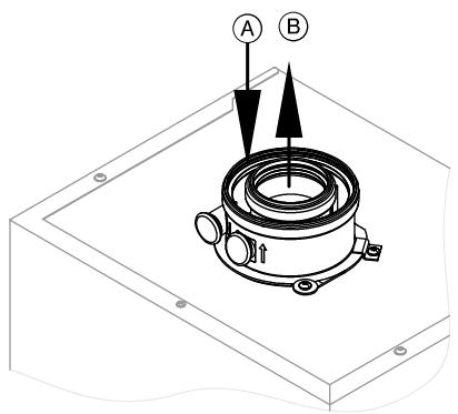 VIESSMANN VITODENS 100 - Branchement de gaz effluent - 1