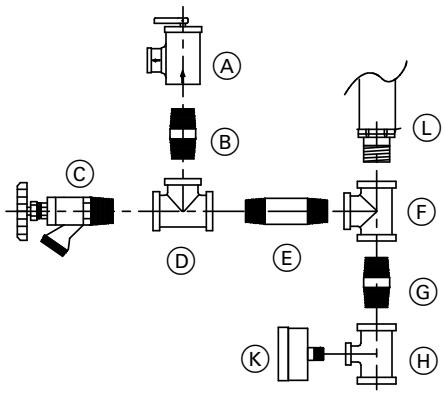 VIESSMANN VITODENS 100 - Branchements de sécurité et test de pression - 1