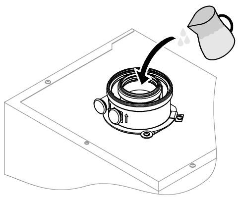 VIESSMANN VITODENS 100 - Remplissage du siphon - 1