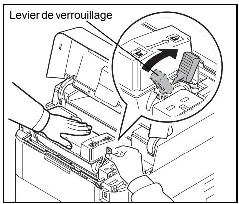 Levier de verrouillage