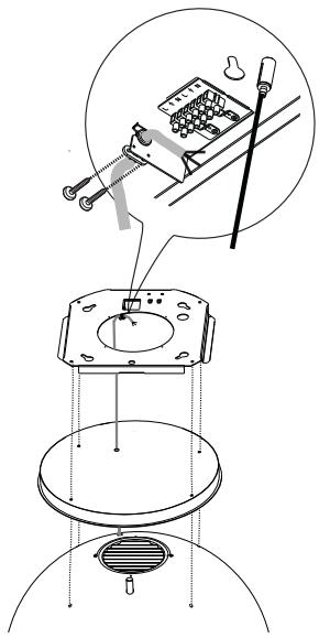 FABER Arkea  -  110.0255.506 - BEVESTIGING VAN HET NETSNOER - 1