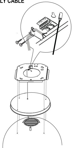 FABER Arkea  -  110.0255.506 - FIXING THE POWER SUPPLY CABLE - 1