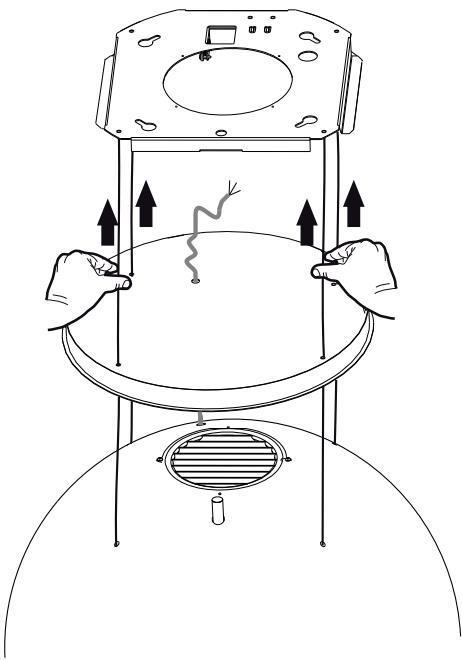 FABER Arkea  -  110.0255.506 - VERBINDUNG DER SEILE ZWISCHEN HAUBE UND PLATTE - 9