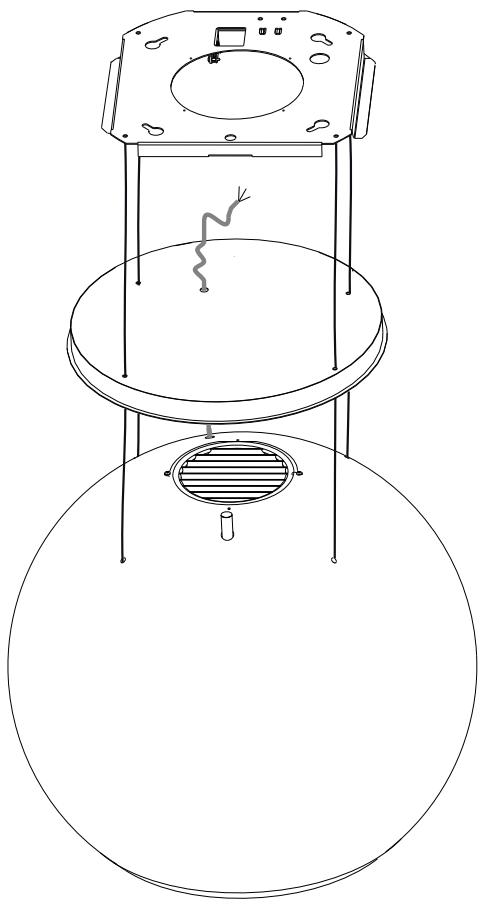 FABER Arkea  -  110.0255.506 - VERBINDUNG DER SEILE ZWISCHEN HAUBE UND PLATTE - 6