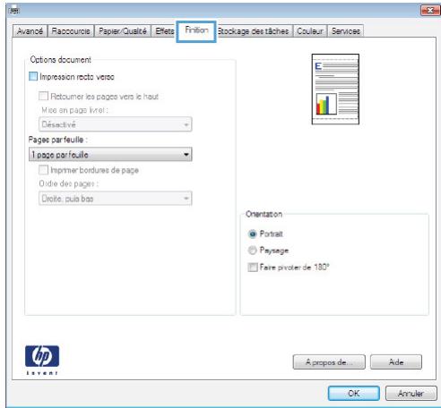 HP CM4540 - Impression de plusieurs pages par feuille avec Windows - 3