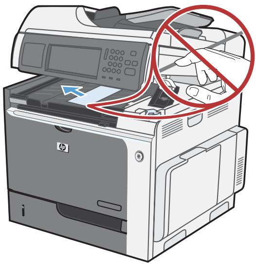 HP CM4540 - Suppression des bourrages sous le capot supérieur - 2