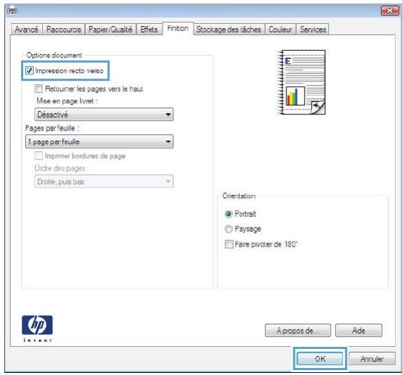 HP CM4540 - Impression des deux côts (recto verso) avec Windows - 4