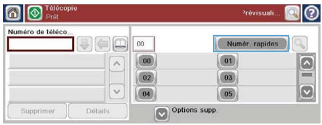 HP CM4540 - Suppression d'un numéro de la liste de numérotation rapide - 2