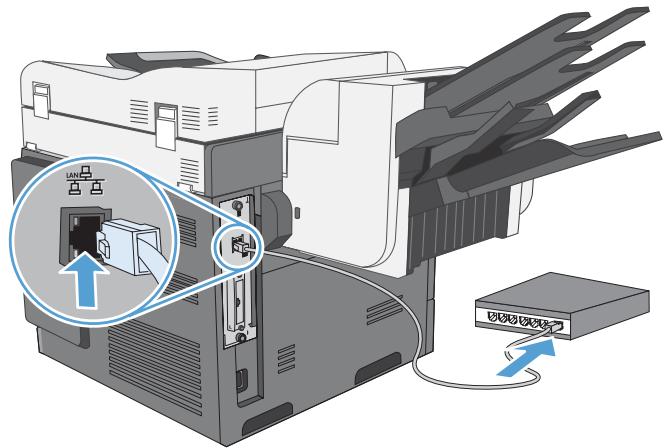 HP CM4540 - Configurer l'adresse IP - 1