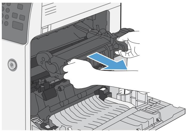 HP CM4540 - Suppression des bourrages dans la porte droite - 5