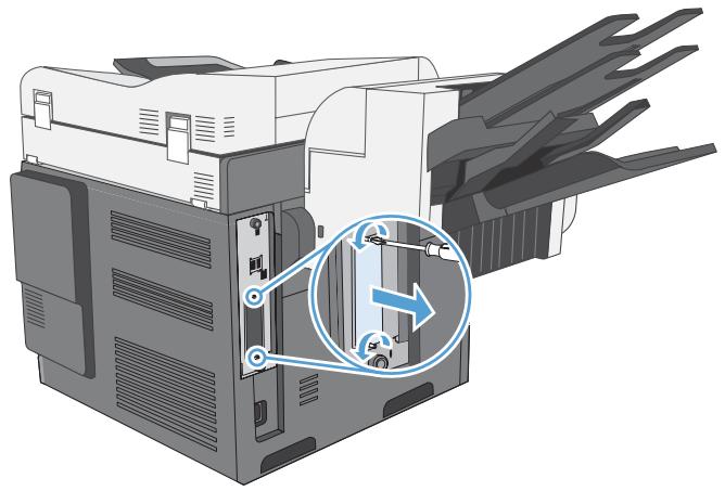 HP CM4540 - Installation des cartes externes E/S - 5