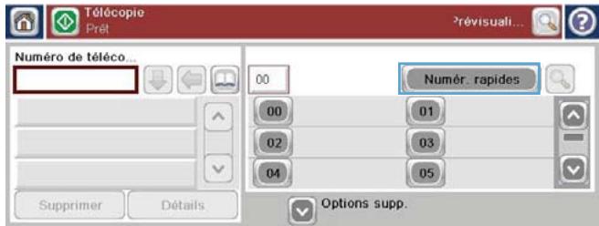 HP CM4540 - Suppression d'une liste de numérotation rapide - 2