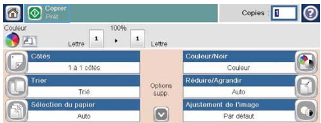 HP CM4540 - Optimisation de l'image de copie pour le texte ou les images - 4
