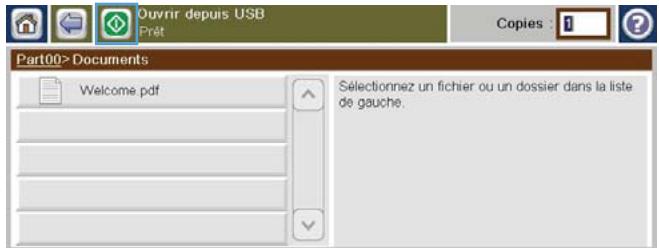 HP CM4540 - Impression directe par clé USB - 5