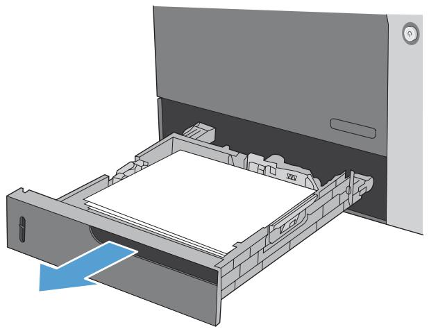 HP CM4540 - Suppression des bourages dans les bacs 2, 3, 4 ou 5 - 1