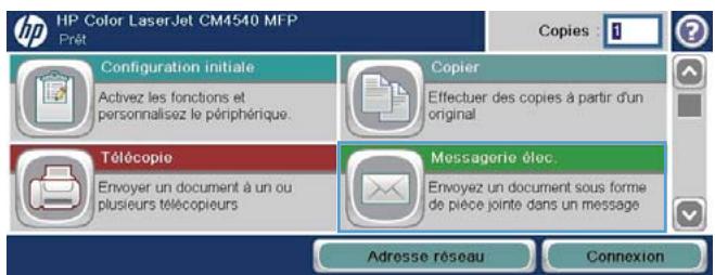 HP CM4540 - Envoi d'un document numérique vers une ou plusieurs années adressés électroniques - 2